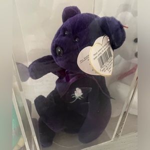 RARE Brand new and clear plastic box princess Diana beanie baby